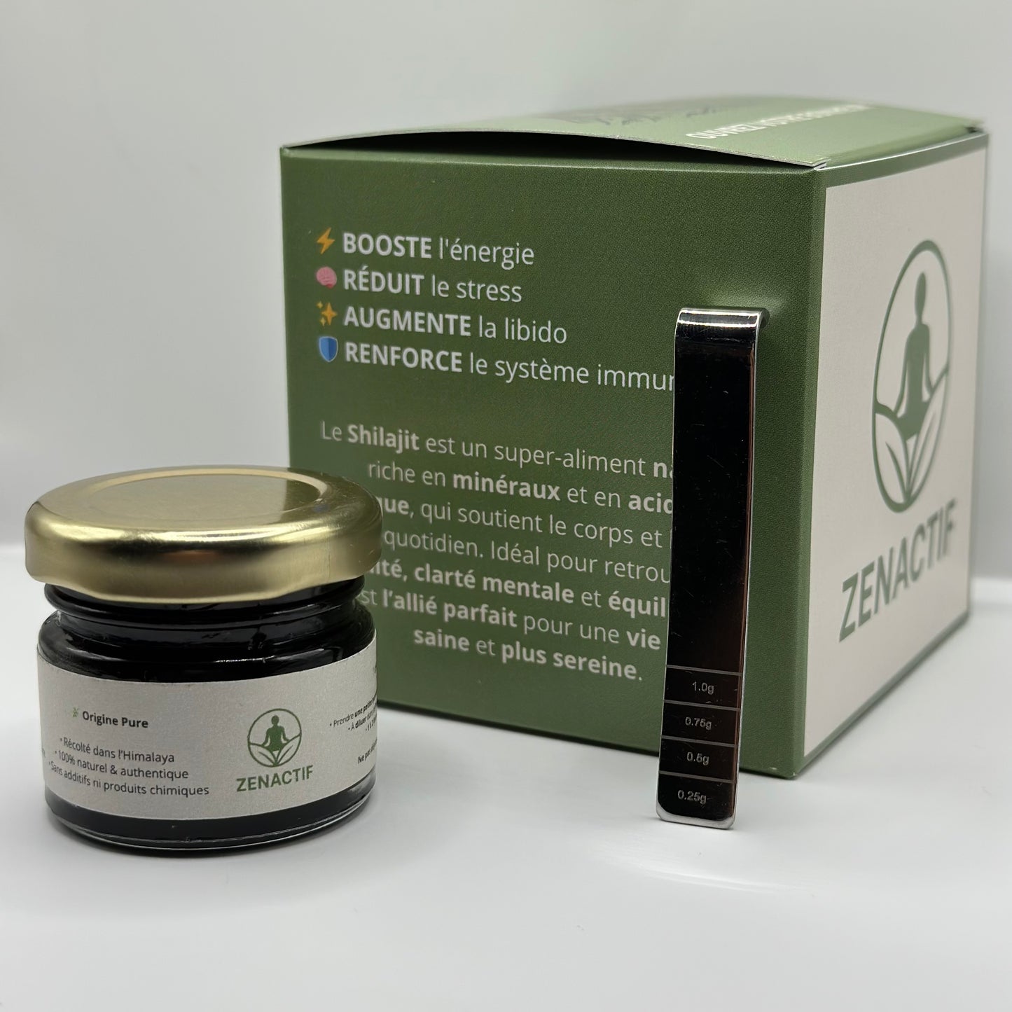 Shilajit (résine 100% Pur) Énergie & Focus - 2 Mois d’Utilisation