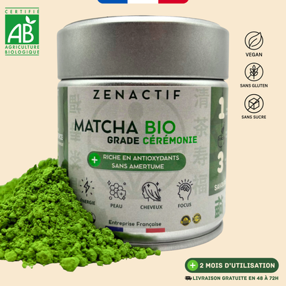 Matcha BIO Cérémonial - 2 Mois d’Utilisation