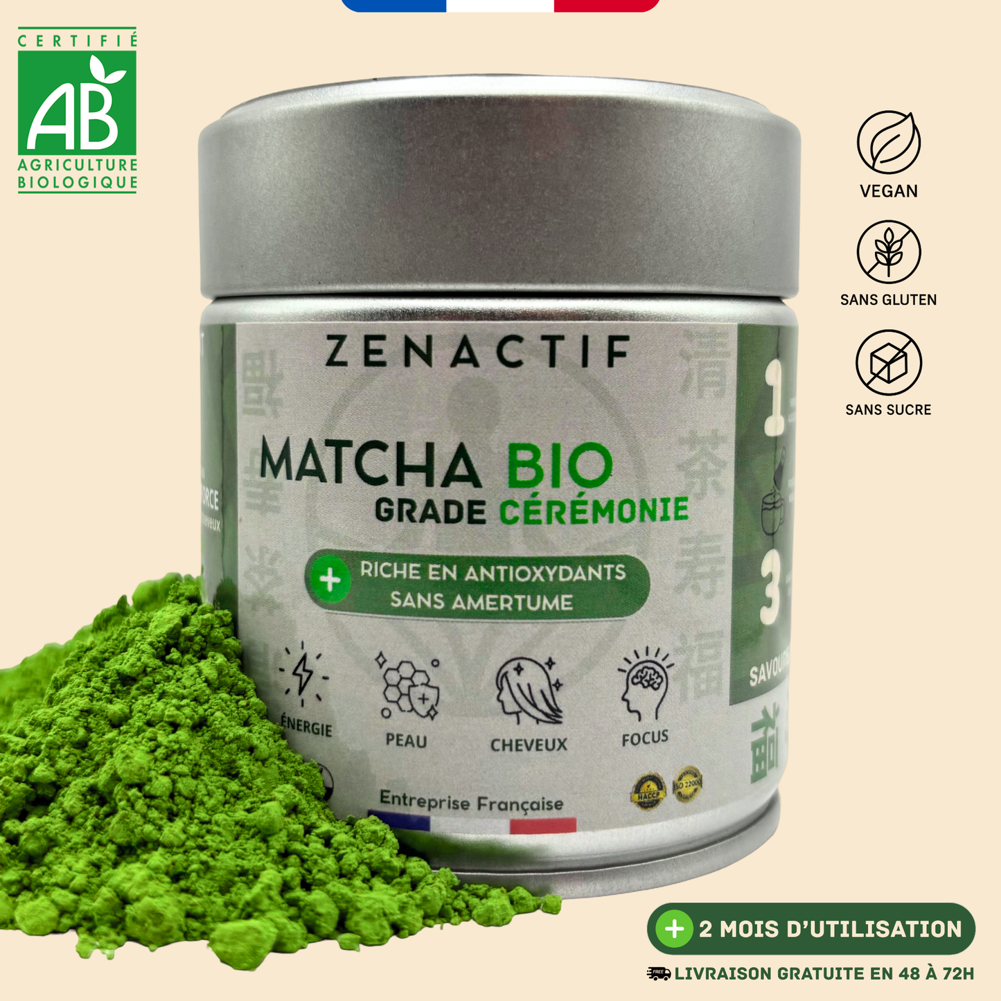 Matcha Cérémonial - 2 Mois d’Utilisation