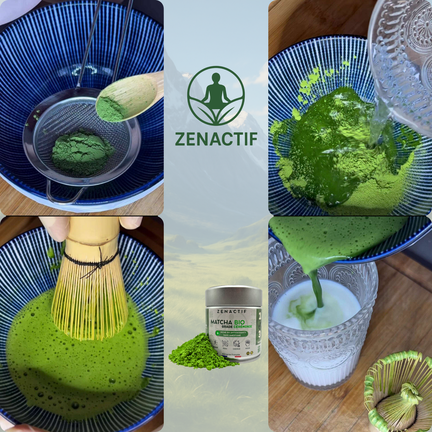 Matcha Cérémonie BIO – Pur & Sans Amertume – Antioxydant Naturel