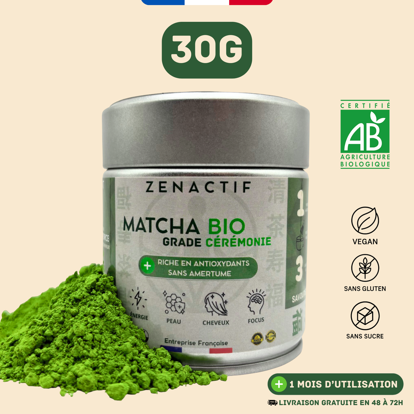 Matcha Cérémonial - 2 Mois d’Utilisation