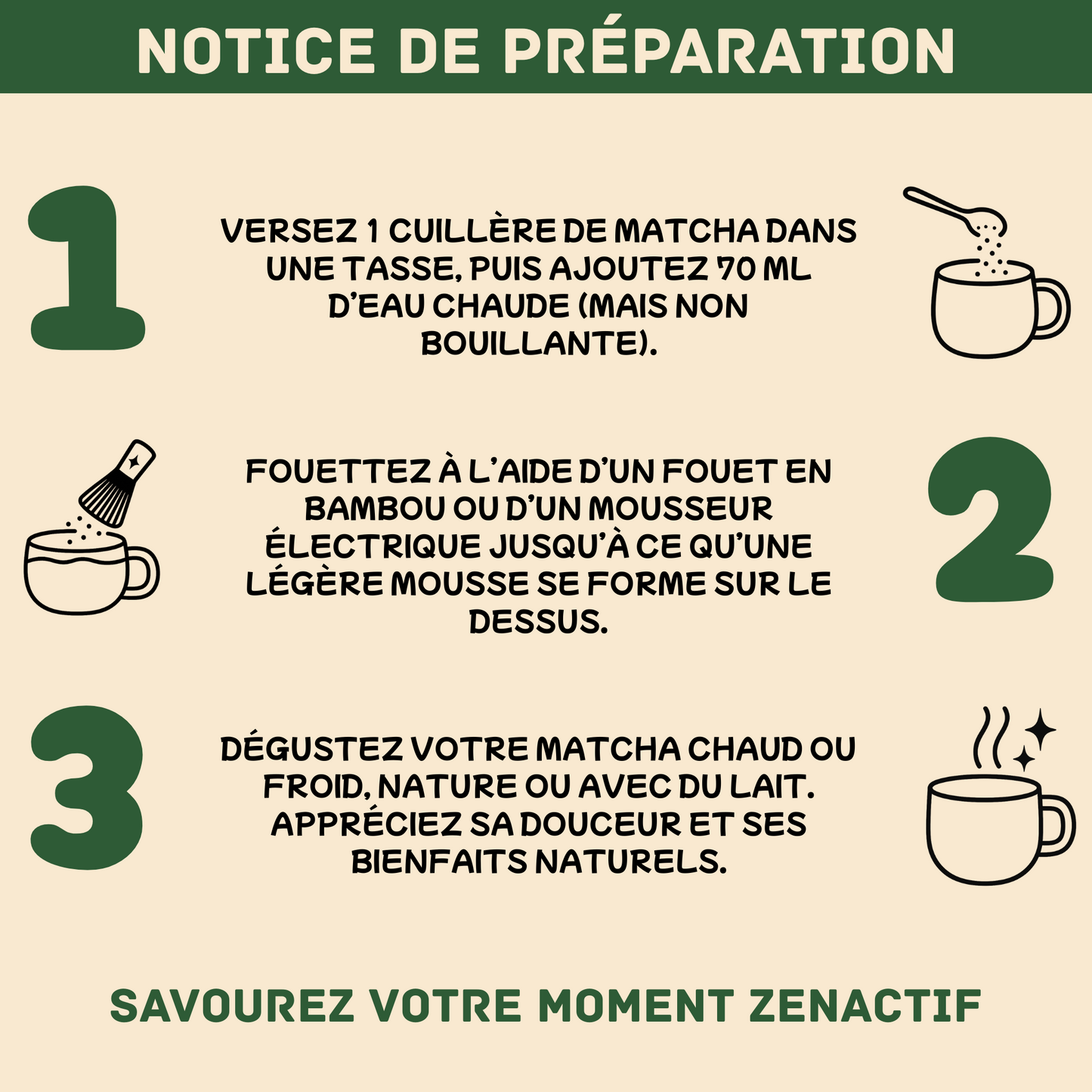 Matcha Cérémonie BIO – Pur & Sans Amertume – Antioxydant Naturel